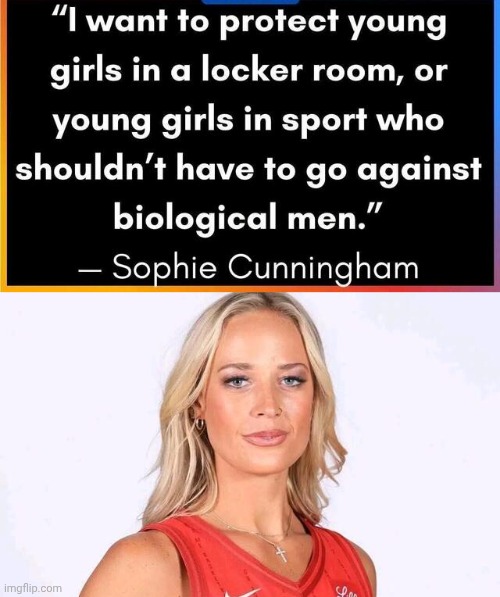 Sophie Cunningham on the Battle of the Sexes | image tagged in img 14 jpeg,girl,basketball meme,women vs men | made w/ Imgflip meme maker