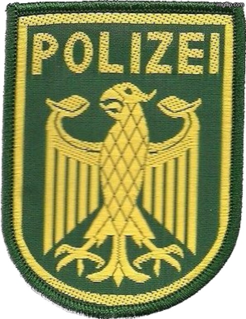 image tagged in polizei patch | made w/ Imgflip meme maker