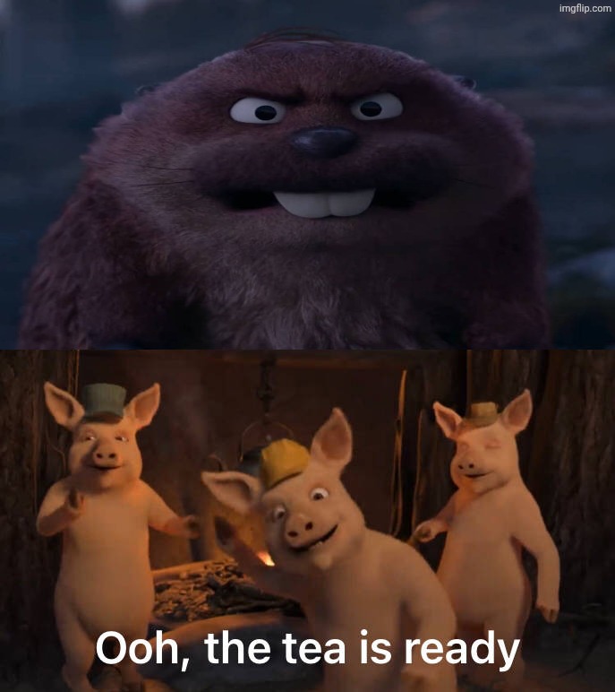 Ooh, The Tea Is Ready, King George | image tagged in ooh the tea is ready meme,deviantart,hoppers,shrek,dreamworks,pixar | made w/ Imgflip meme maker