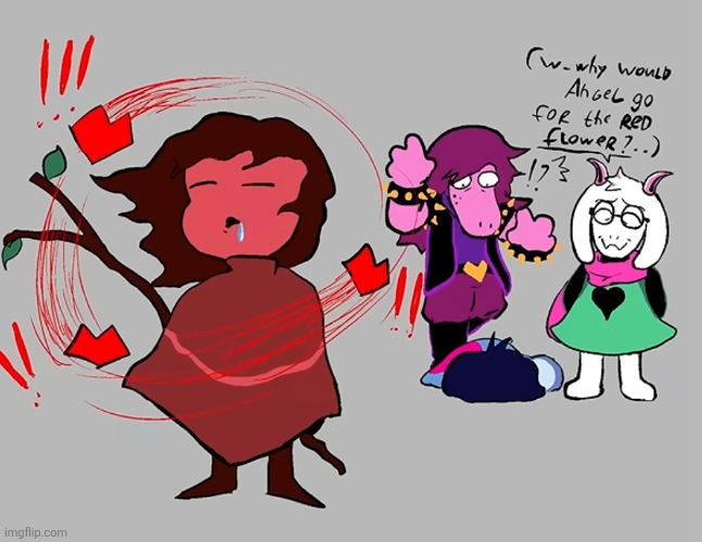 Red | image tagged in deltarune | made w/ Imgflip meme maker