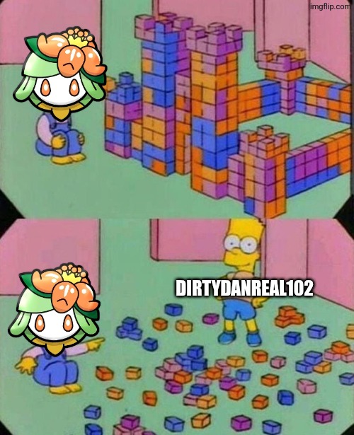Lisa Block Tower | DirtyDanReal102 | image tagged in lisa block tower | made w/ Imgflip meme maker