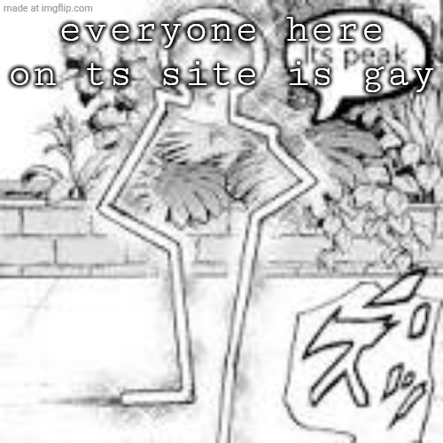 INCLUDING me | everyone here on ts site is gay | image tagged in download jpg | made w/ Imgflip meme maker