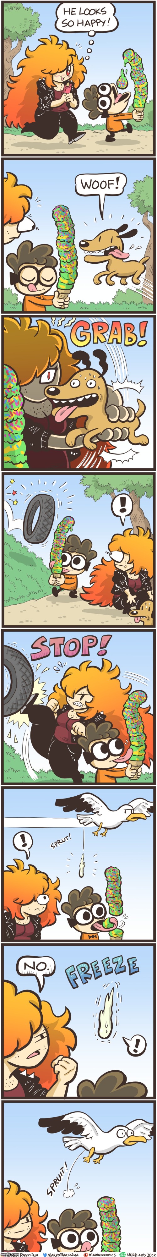 image tagged in nerd,tiger,ice cream cone,dog,tire,bird poop | made w/ Imgflip meme maker