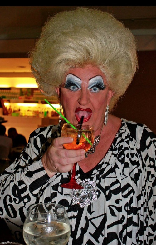 Ugly drag queen | image tagged in ugly drag queen | made w/ Imgflip meme maker