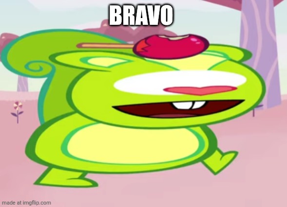 Bravo | image tagged in amogus nutty | made w/ Imgflip meme maker