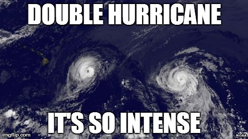 DOUBLE HURRICANE IT'S SO INTENSE | made w/ Imgflip meme maker