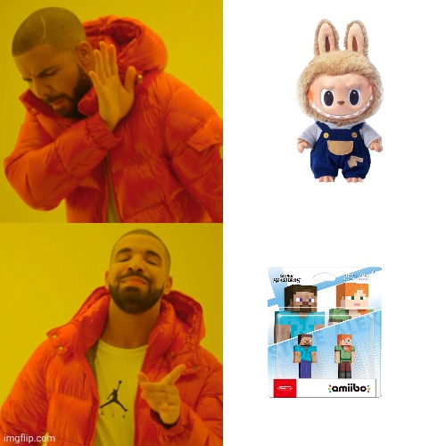 My preference of overly expensive shelf items | image tagged in memes,drake hotline bling | made w/ Imgflip meme maker