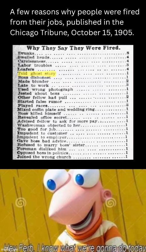 Ghosted by the Boss | image tagged in hey ferb,ferb i know what we re gonna do today,ghost,true story | made w/ Imgflip meme maker