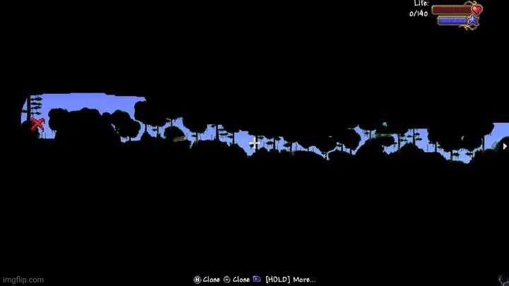 So many living trees | image tagged in terraria,gaming,video games,nintendo switch,screenshot | made w/ Imgflip meme maker