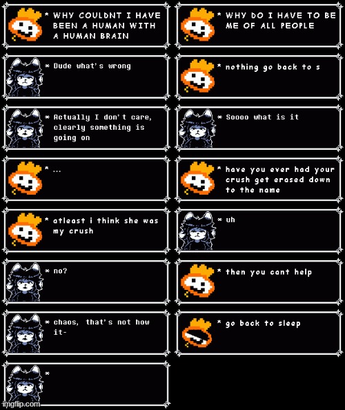 chaos's nightmare pt2 | made w/ Imgflip meme maker