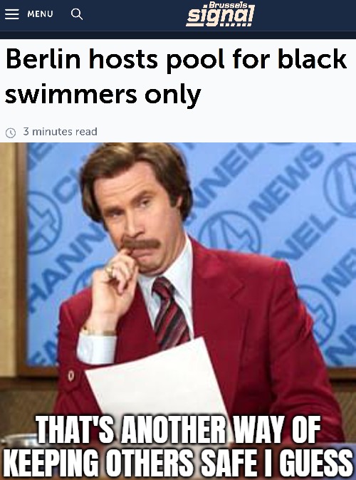 Yeah you couldn't do it the other way around | image tagged in anchorman thinking,funny,germany,europe,woke | made w/ Imgflip meme maker