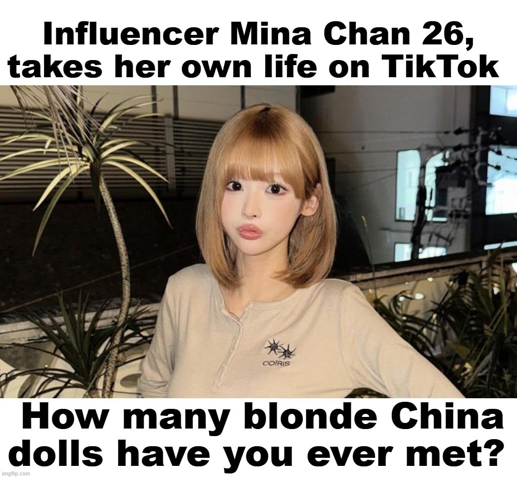 One look tells you she isn't all there upstairs. | image tagged in dumb blonde,mentally ill,mental case,full retard,full retard tropic thunder,never go full retard | made w/ Imgflip meme maker