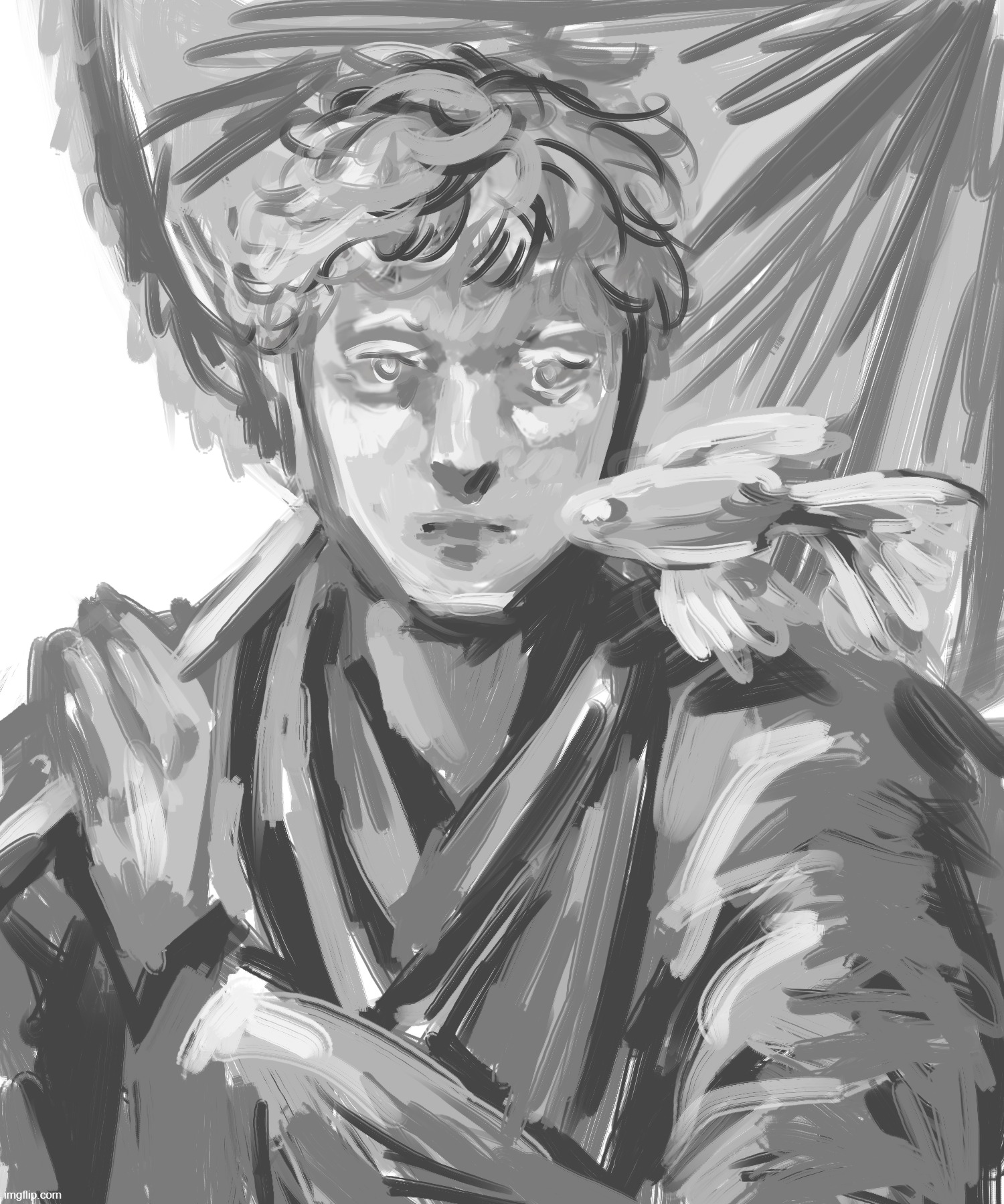 rough painting | made w/ Imgflip meme maker