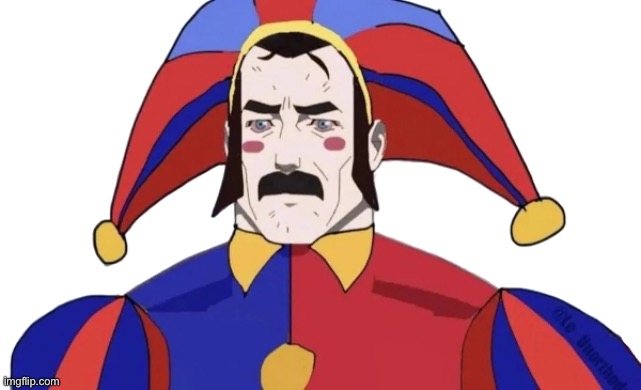 Sad Pomni man | image tagged in sad pomni man | made w/ Imgflip meme maker