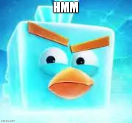 hmm | hmm | image tagged in ice bird | made w/ Imgflip meme maker
