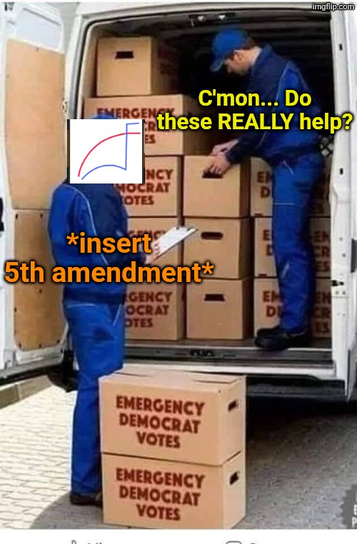 Emergency Democrat Votes | C'mon... Do these REALLY help? *insert 5th amendment* | image tagged in emergency democrat votes | made w/ Imgflip meme maker