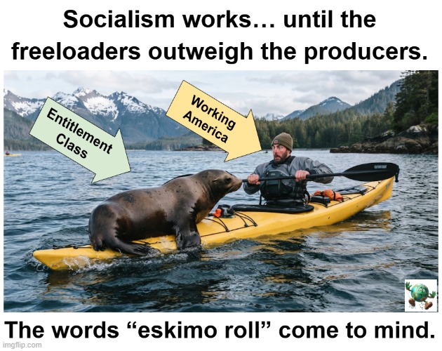 Is there a limit to how much redistribution an economy can sustain? | image tagged in maga,conservative,socialism | made w/ Imgflip meme maker