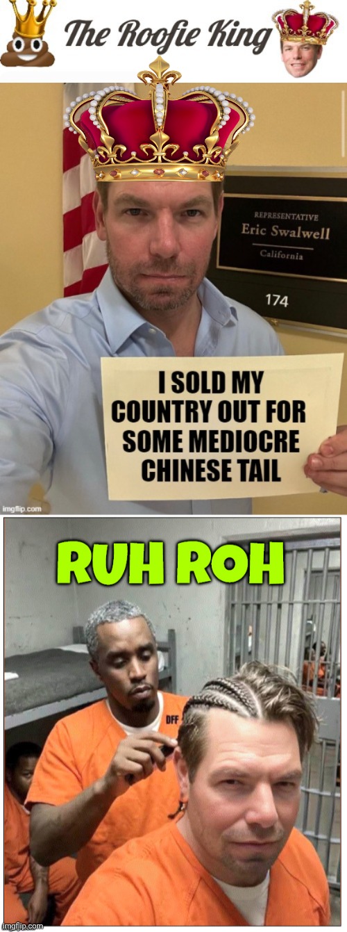 The Roofie King in jail | image tagged in the roofie king header 2,aza0iw jpg,roofie king in jail,sellout | made w/ Imgflip meme maker