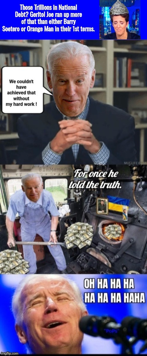 So who's really responsible for that debt? | image tagged in azedpv jpg,geritol joe,outspent everyone | made w/ Imgflip meme maker