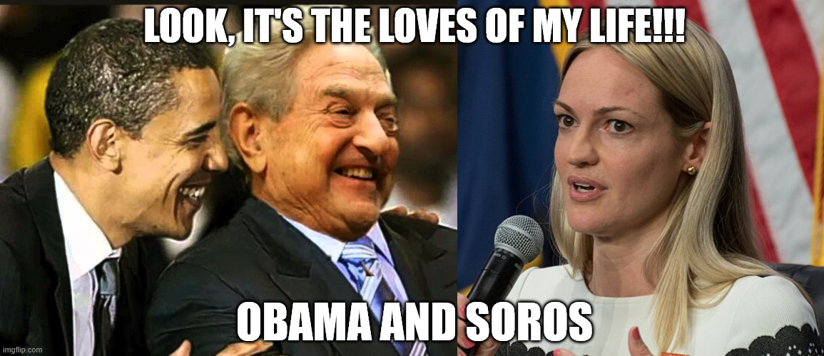Paige Cognetti | LOOK, IT'S THE LOVES OF MY LIFE!!! OBAMA AND SOROS | image tagged in soros obama,paige cognetti,democrats,memes,love,progressive | made w/ Imgflip meme maker