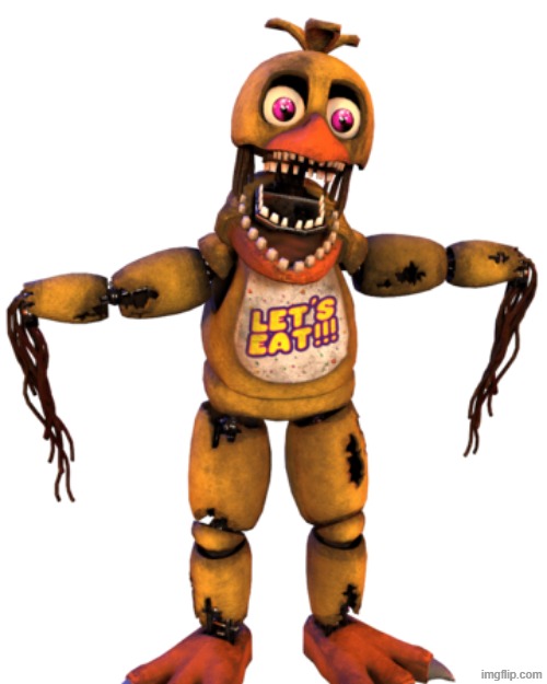 Withered Chica | image tagged in withered chica | made w/ Imgflip meme maker