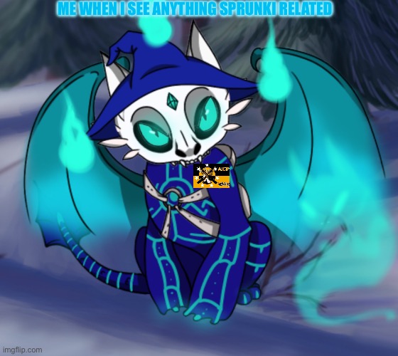 Grrrr | Me when i see anything Sprunki related | image tagged in sprunki | made w/ Imgflip meme maker