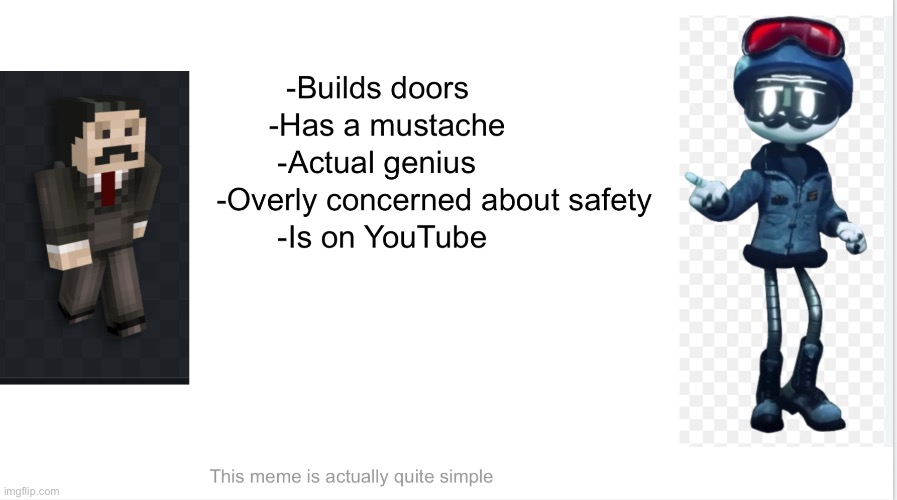 KHAN DOORMAN IS ACTUALLY A PARODY OF MUMBO JUMBO!!!!!!!!! | image tagged in khan is mumbo | made w/ Imgflip meme maker