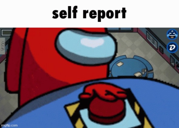 self report | image tagged in self report | made w/ Imgflip meme maker