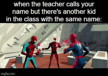 same name in class - The Classroom Name Doppelgänger Moment