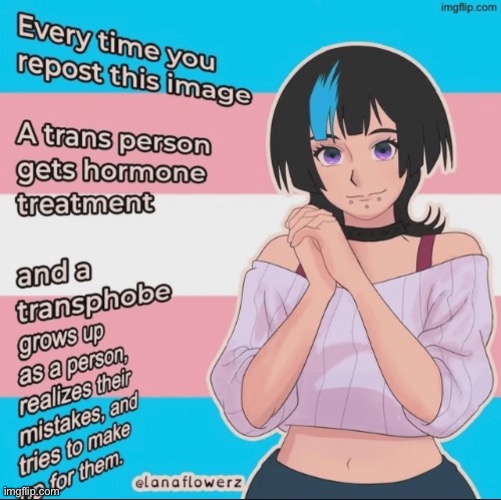 This is a repost | image tagged in repost,trans | made w/ Imgflip meme maker