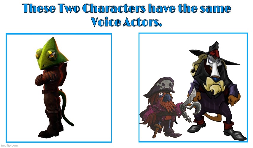 David Scully 2 | image tagged in same voice actor,david scully,star fox,sly cooper,nintendo,playstation | made w/ Imgflip meme maker