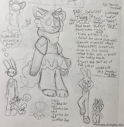 My TADC OC, made this a few months back. | image tagged in img_2329 jpeg,tadc,original character | made w/ Imgflip meme maker