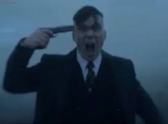 cillian Murphy kms | image tagged in cillian murphy kms | made w/ Imgflip meme maker