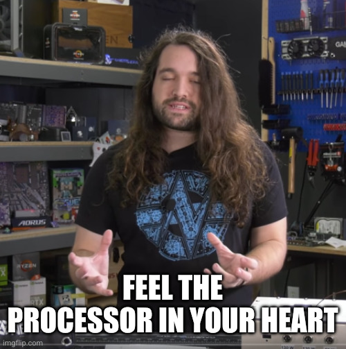 Feel the processor in your heart | image tagged in computer jesus | made w/ Imgflip meme maker