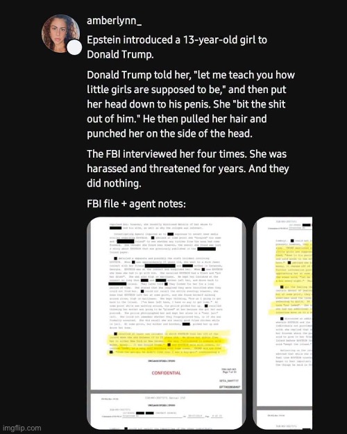 All the lake renaming and cherry tree cutting won’t erase Trump’s raping a little girl | made w/ Imgflip meme maker