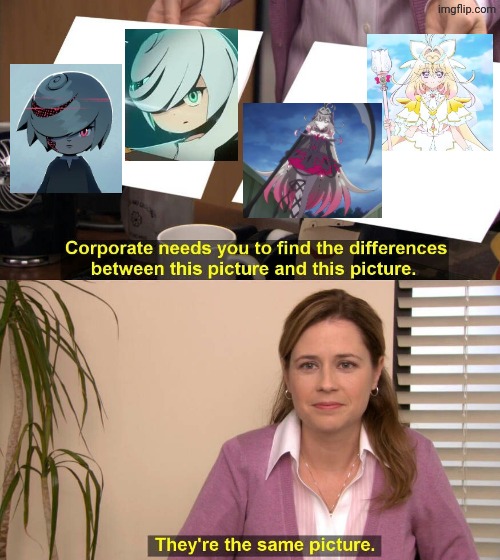 They are the same picture | image tagged in they are the same picture,sonic the hedgehog,precure | made w/ Imgflip meme maker