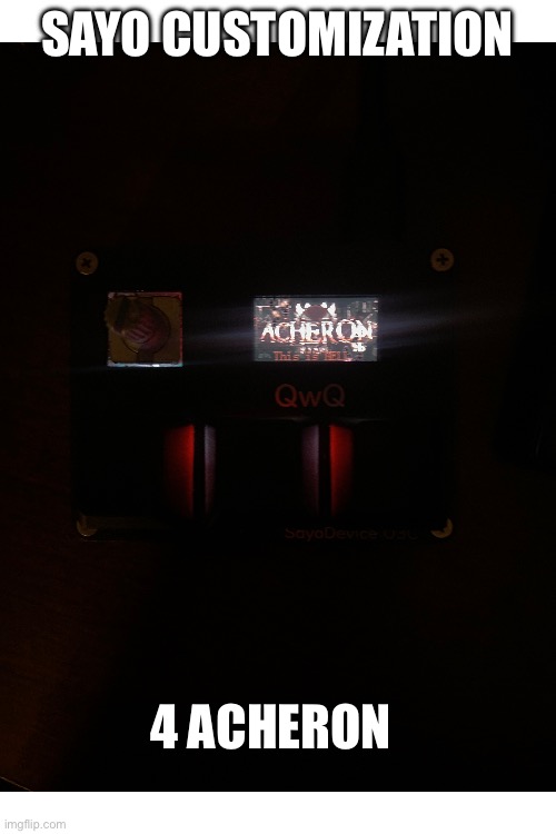 Is it good? | Sayo customization; 4 Acheron | image tagged in gd | made w/ Imgflip meme maker