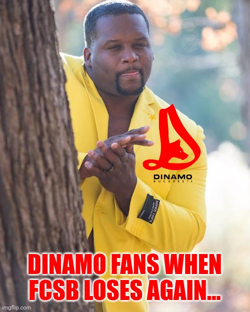 FCSB 1 UTA 3. Dinamo still leader, Petrolul 2nd, FCSB in danger | Dinamo Fans when FCSB loses again... | image tagged in anthony adams rubbing hands,fcsb,dinamo,uta arad,superliga,sports | made w/ Imgflip meme maker