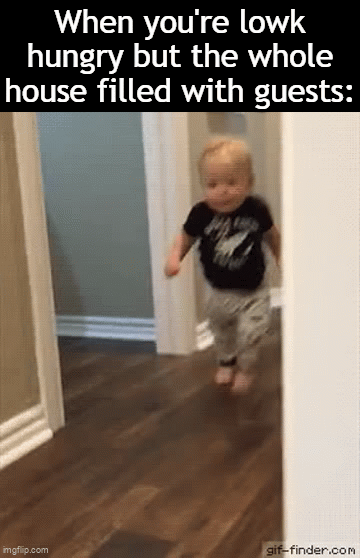 Tiny Boss Enters the Hallway