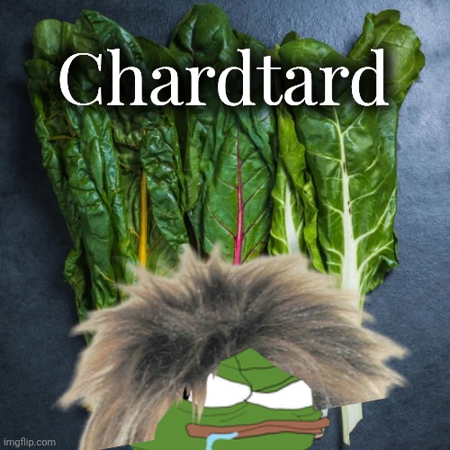 Pokemon memes | Chardtard | image tagged in swiss-chard webp | made w/ Imgflip meme maker