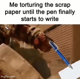 When the Pen Finally Surrenders