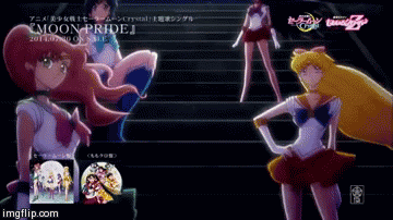 Sailor Moon Crystal 'Moon Pride'  | image tagged in gifs,sailormoon,sailormooncrystal,crystal | made w/ Imgflip video-to-gif maker