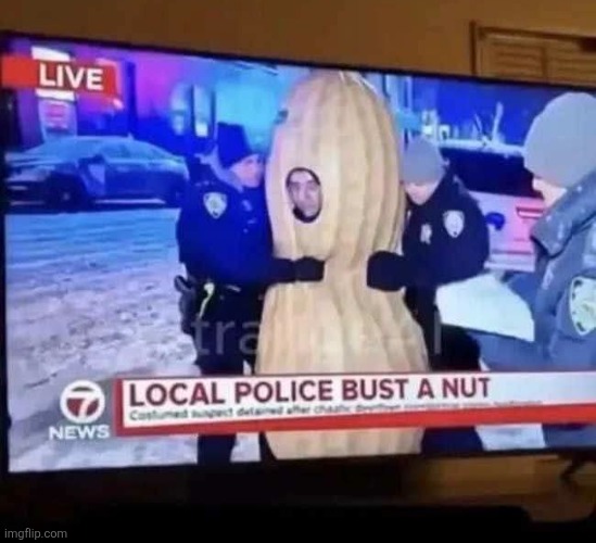 He was carrying butter | image tagged in cops,busting,nut | made w/ Imgflip meme maker