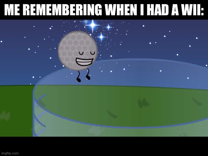 I used to have a Wii but I sold it | Me remembering when I had a Wii: | image tagged in ah my first ever tear,wii,nintendo,bfdi | made w/ Imgflip meme maker