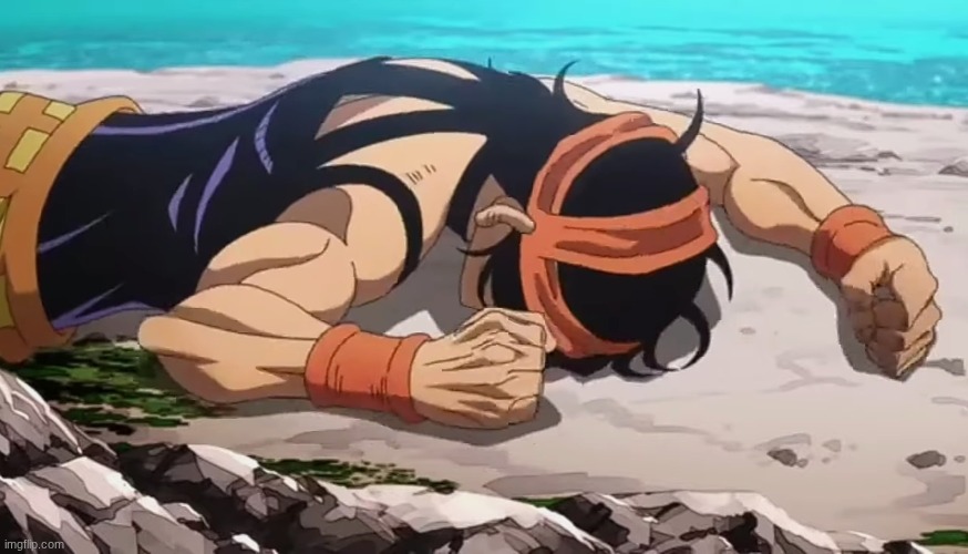 Narancia's "how it feels" moment | image tagged in narancia's how it feels moment | made w/ Imgflip meme maker