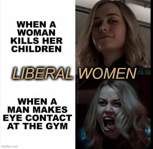 Scary! | Liberal women | image tagged in overly sensitive,mental illness,female logic,strange,illogical,haters gonna hate | made w/ Imgflip meme maker