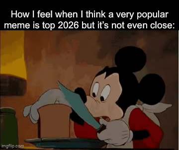 meme ranking reaction - Mickey’s Ranking Hopes Get Chopped