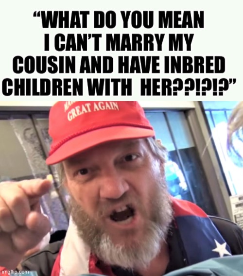 image tagged in angry trumper maga white supremacist | made w/ Imgflip meme maker