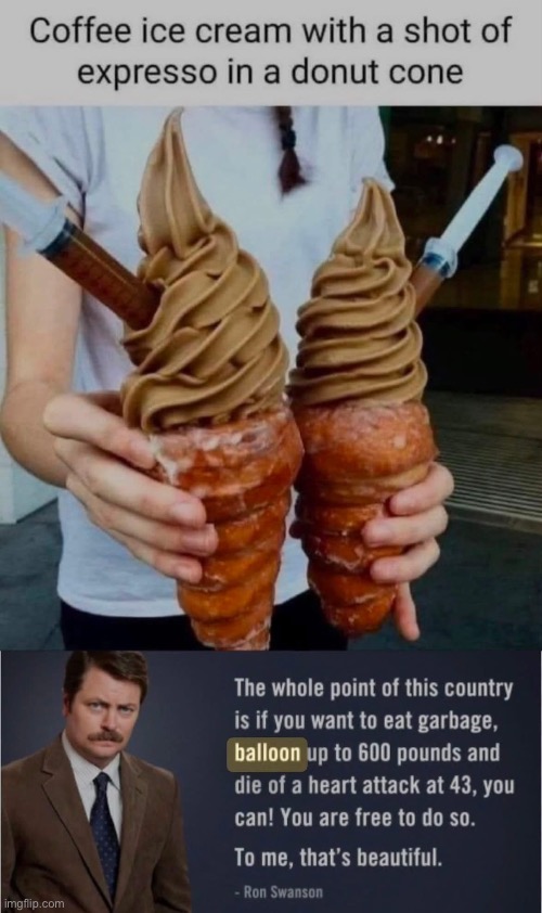 Obesity Tools | image tagged in img_5828 jpeg,obesity,donut,ice cream,coffee | made w/ Imgflip meme maker