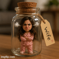 Klien Bottlejie | image tagged in gifs,wife,angry | made w/ Imgflip images-to-gif maker